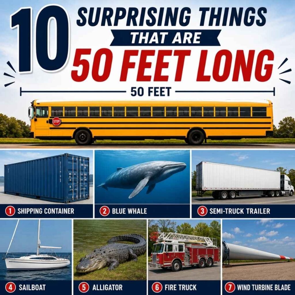 10 Surprising Things That Are 50 Feet Long