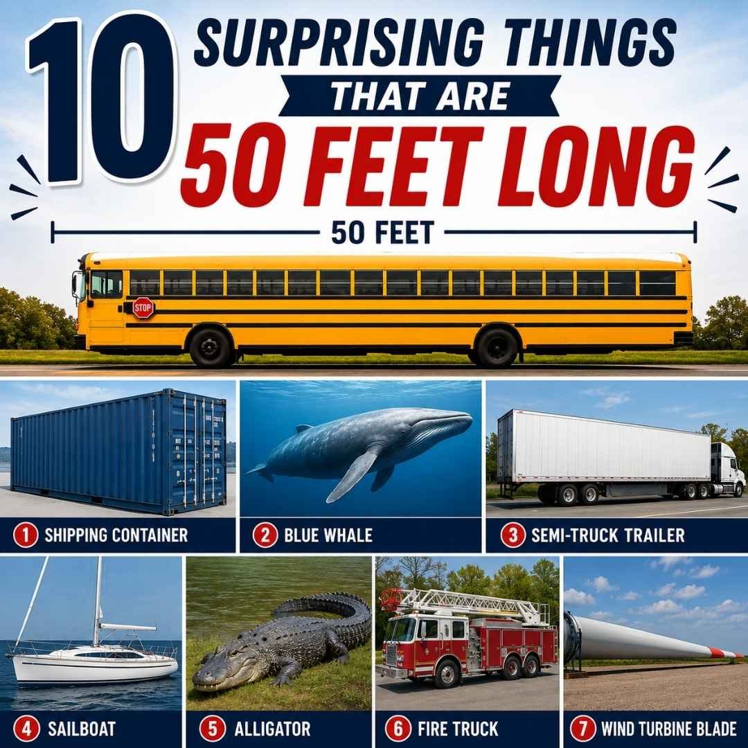 10 Surprising Things That Are 50 Feet Long