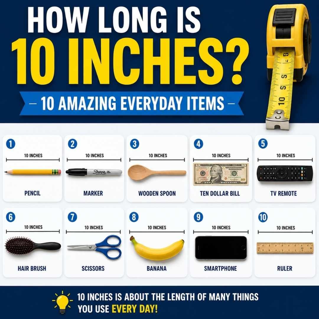 How Long Is 10 Inches? 10 Amazing Everyday Items