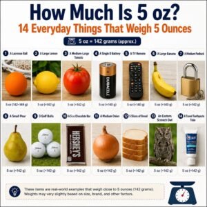 How Much Is 5 oz? 14 Everyday Things That Weigh 5 Ounces