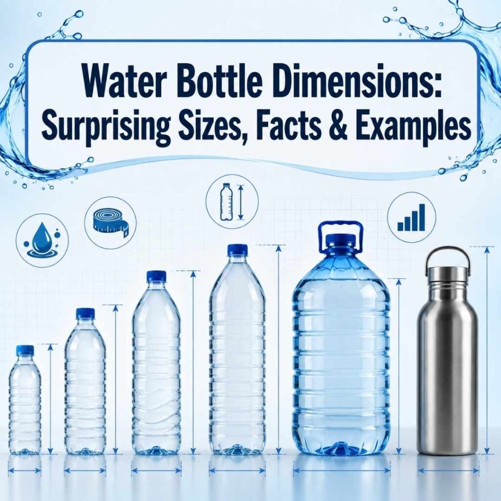 Water Bottle Dimensions: Surprising Sizes, Facts & Examples